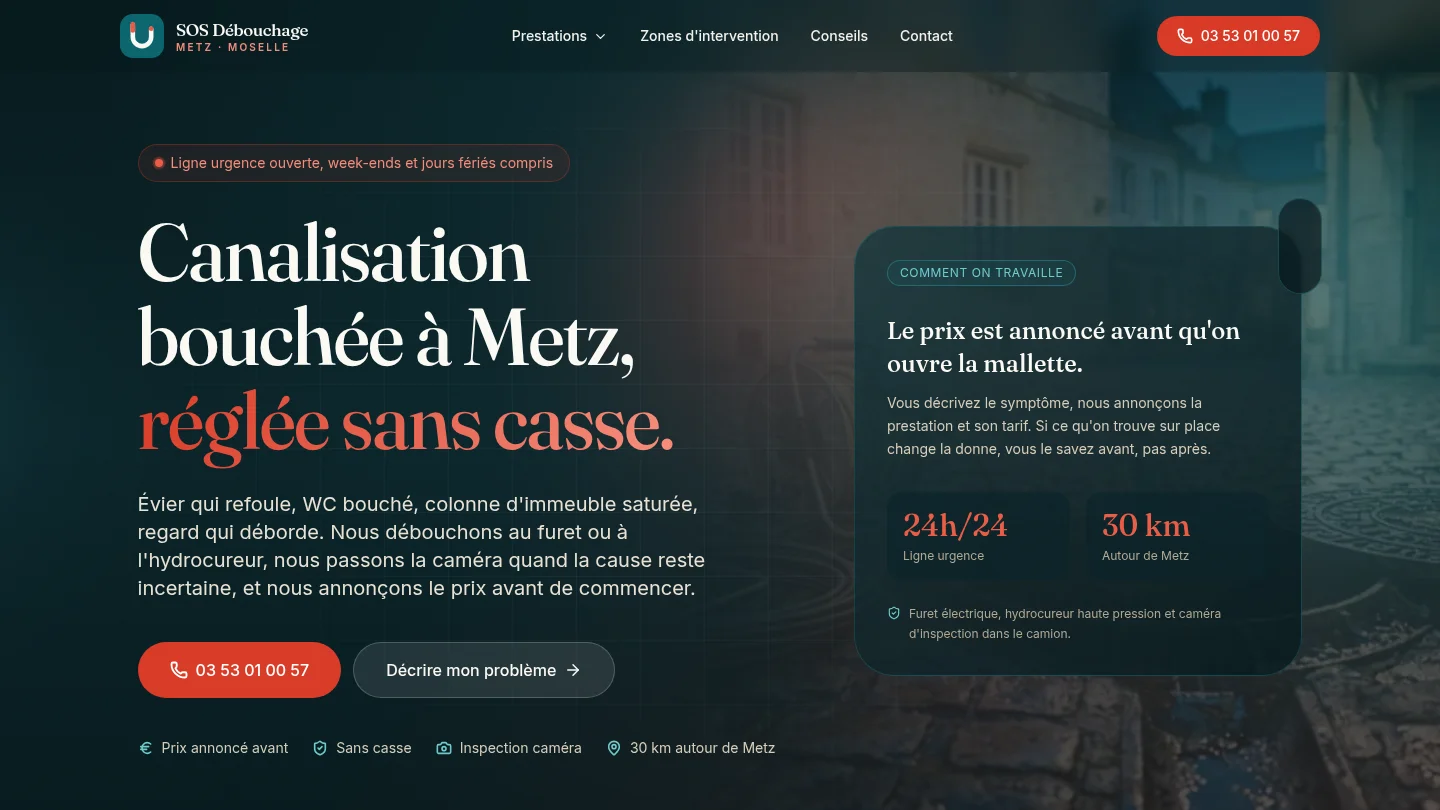 SOS Débouchage Metz
