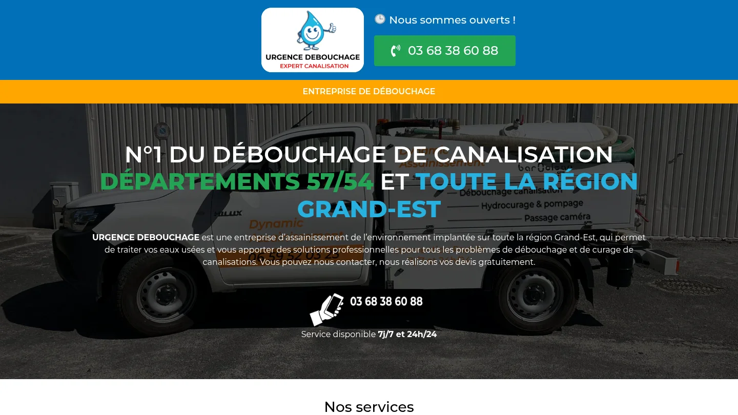 URGENCE DEBOUCHAGE