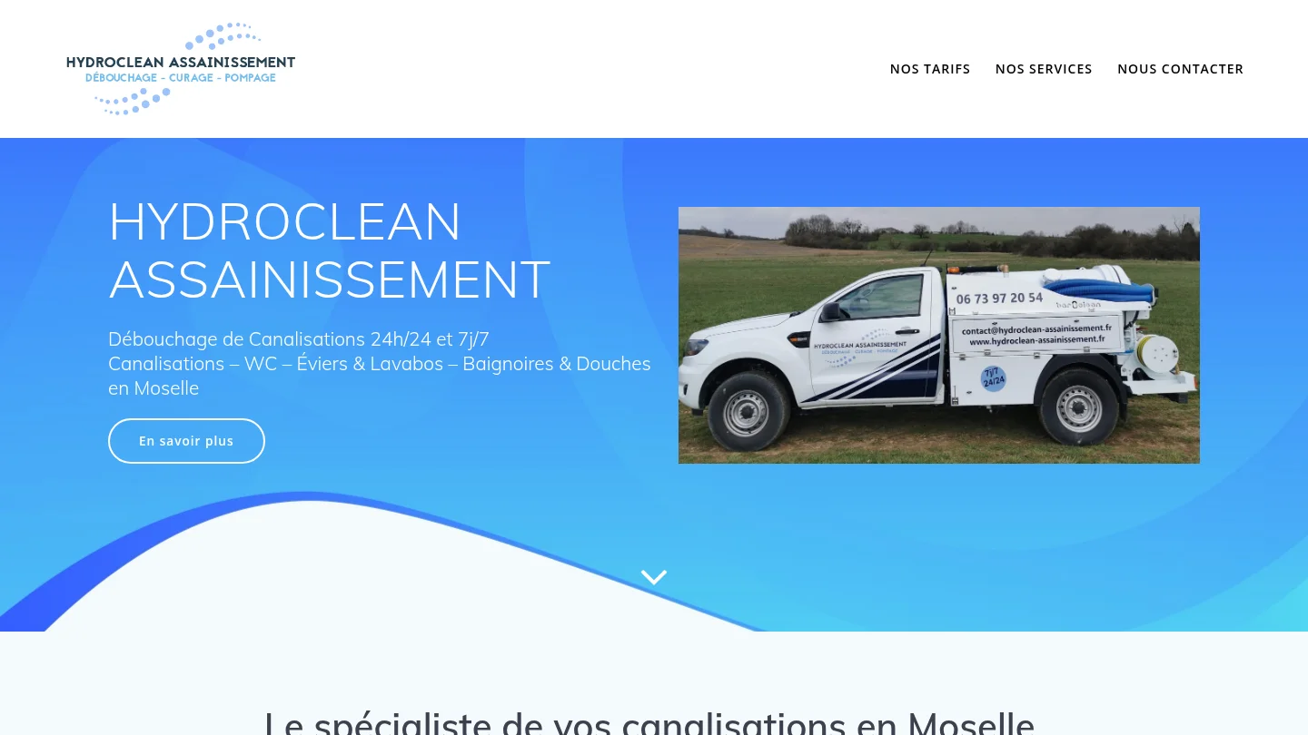 Hydroclean assainissement