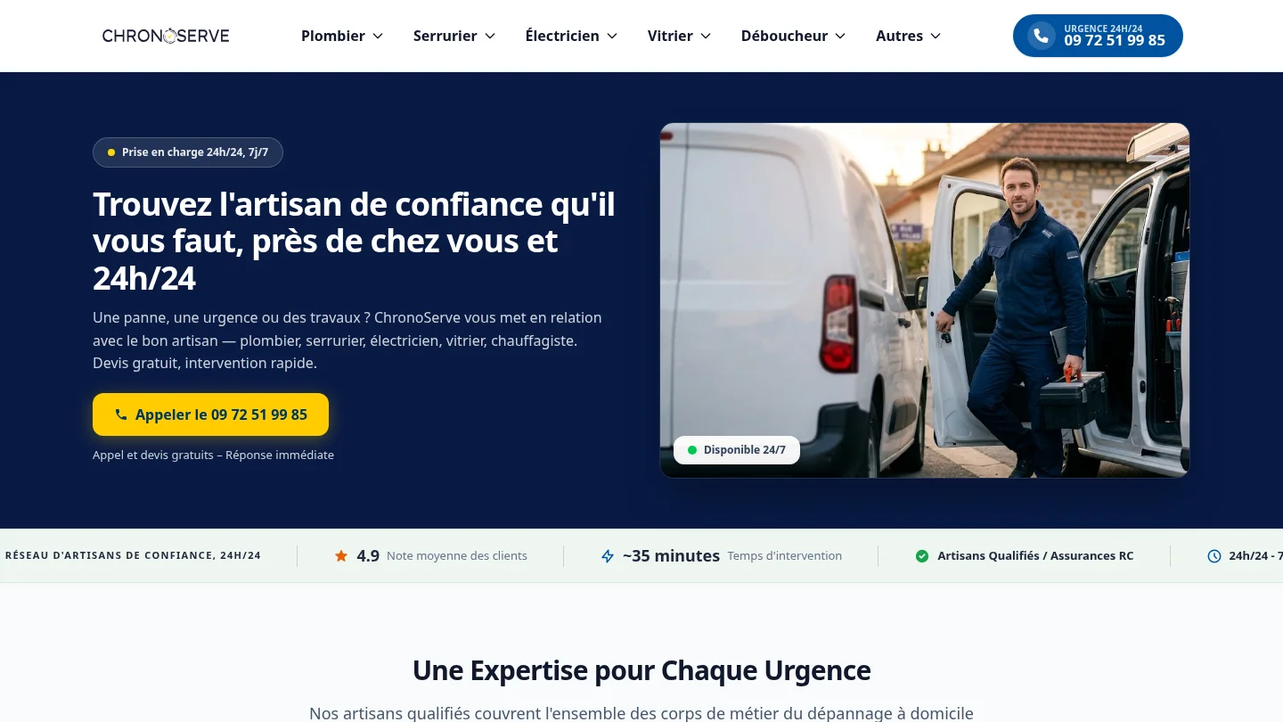 ChronoServe Débouchage Canalisation